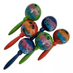 Maracas  de guaje grandes