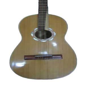 Guitarra  Madera Chapa Cedro Con Concha
