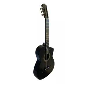 Guitarra madera  aguacate  curva