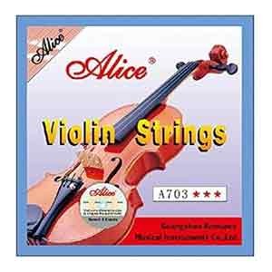 Juego  cuerdas violín Alice