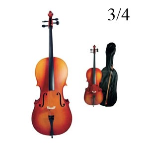 Cello Chelo Violochelo Distele 3/4 Funda Arco y
  brea