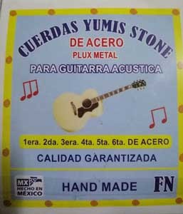 Cuerda Guitarra Yumis Stone Acero primera