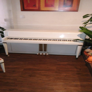 Piano Marca  Wurlitzer usado en buen estado color Blanco.