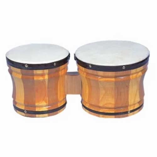 Bongos extra grandes dos maderas
